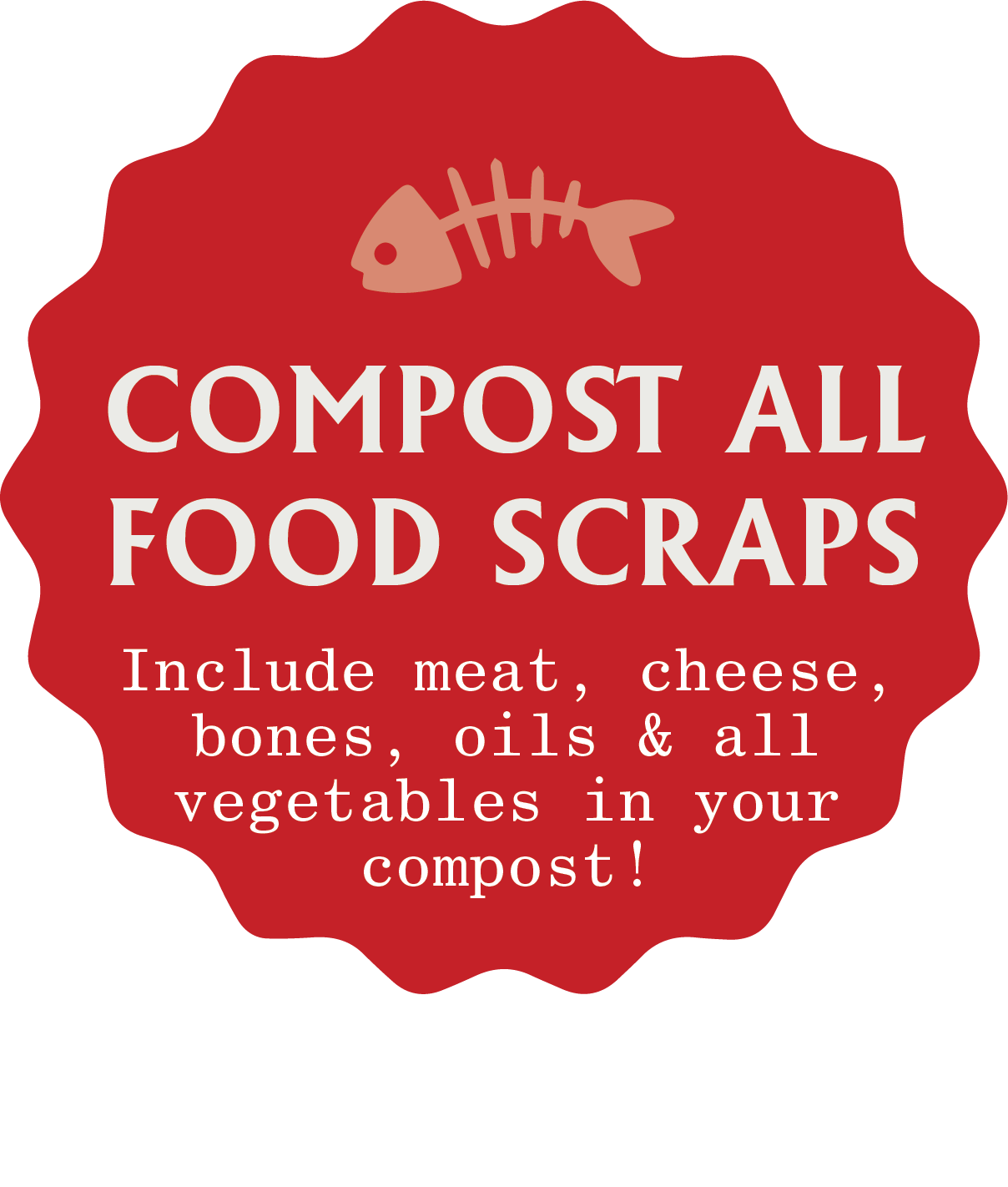 Compost all food scraps with Kenkashi 