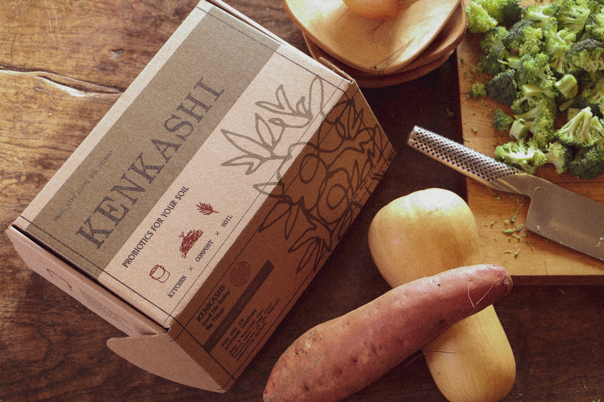 Kenkashi compost microbes kitchen probiotics for bokashi